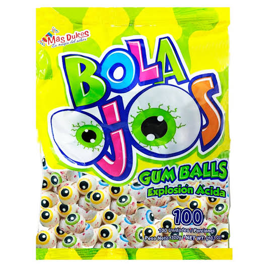 Chicle Ácido Ojos x100