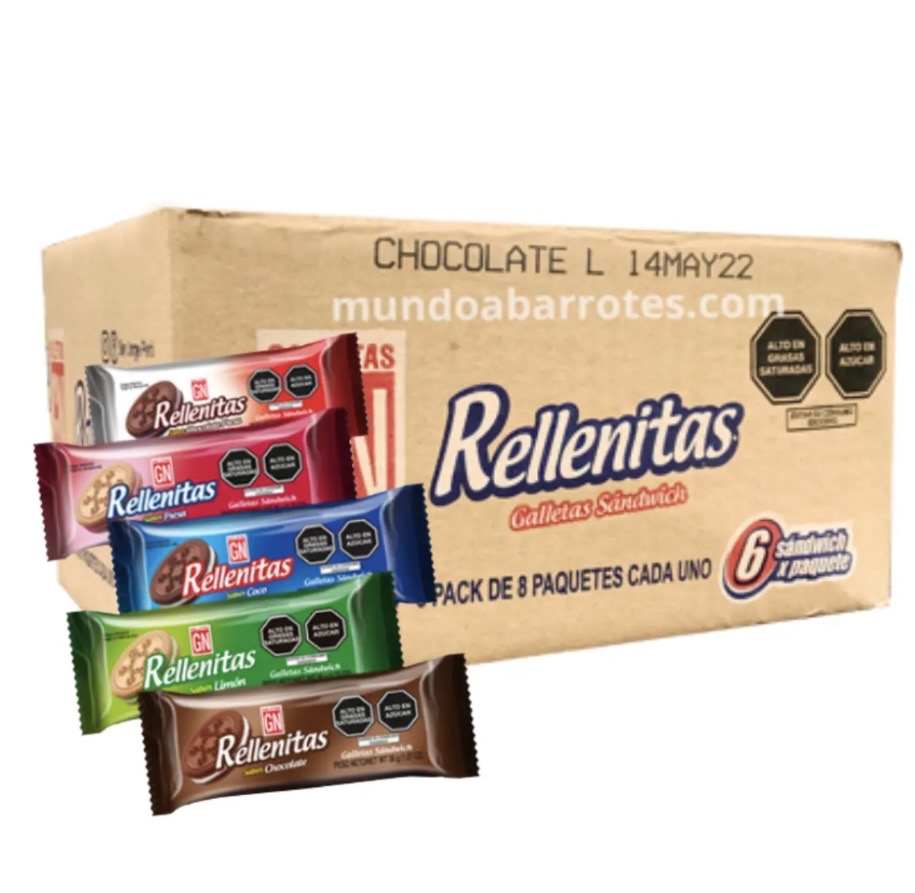Galleta Rellenita x8